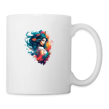Woman - Female Art - Mug - white - Right