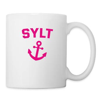 Sylt - Nordsee - Deutschland - Kampen - Insel - Tasse - Weiß - Rechts