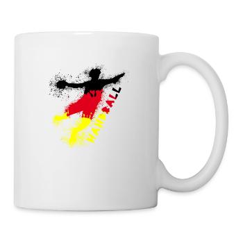 Handball, Germany,Flag, Handballer - Mug - white - Right