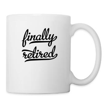 Rente - Tasse - Weiß - Rechts