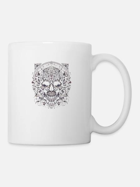Baroque Skull Majesty - Mug - white