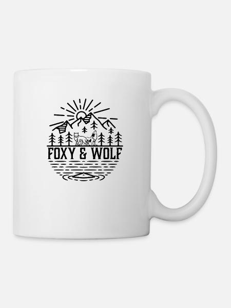 FOXY AND WOLF Pic 2 - Tasse - Weiß