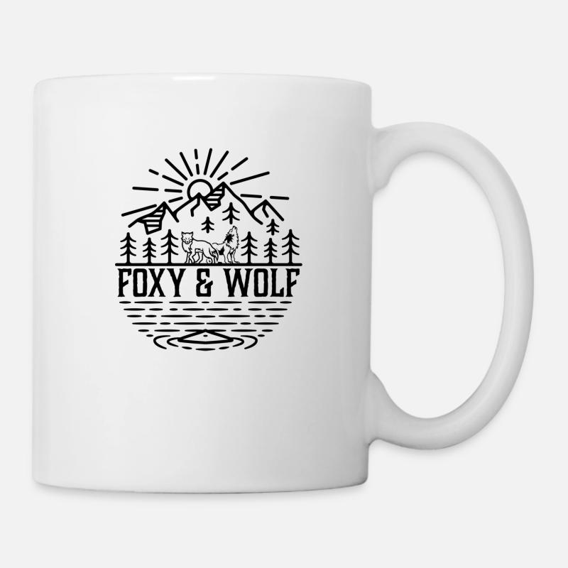 FOXY AND WOLF Pic 2 - Tasse - Weiß