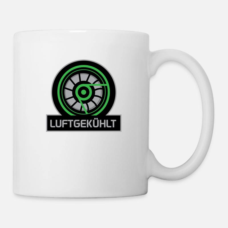 Luftgekühlt - Tasse - Weiß