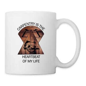 Carpenter Carpenter Rooms Craftsman Wood - Mug - white - Right