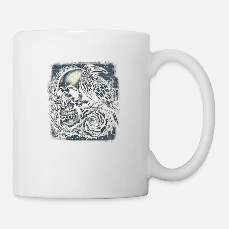 Gothique Memento Mori - Mug blanc - blanc