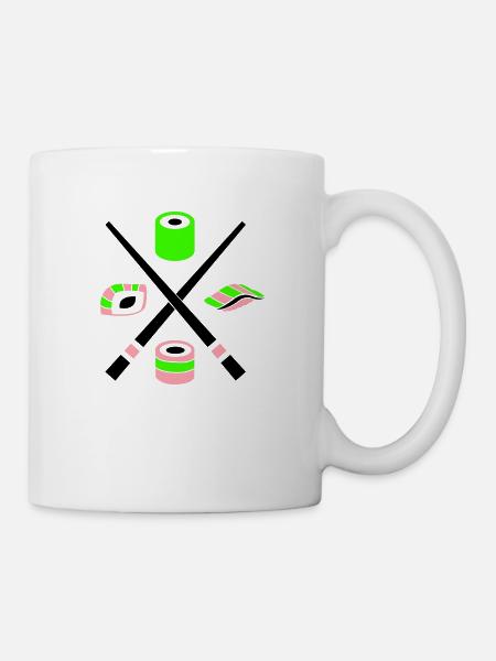 sushi - Tasse - Weiß