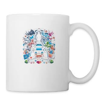 Gamer's Galaxy - Tasse - Weiß - Rechts