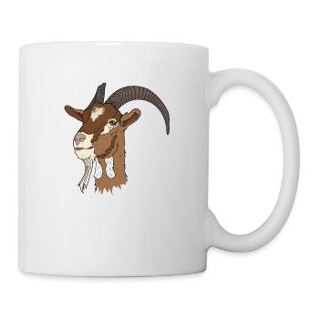 Capra - Tasse - Weiß - Rechts