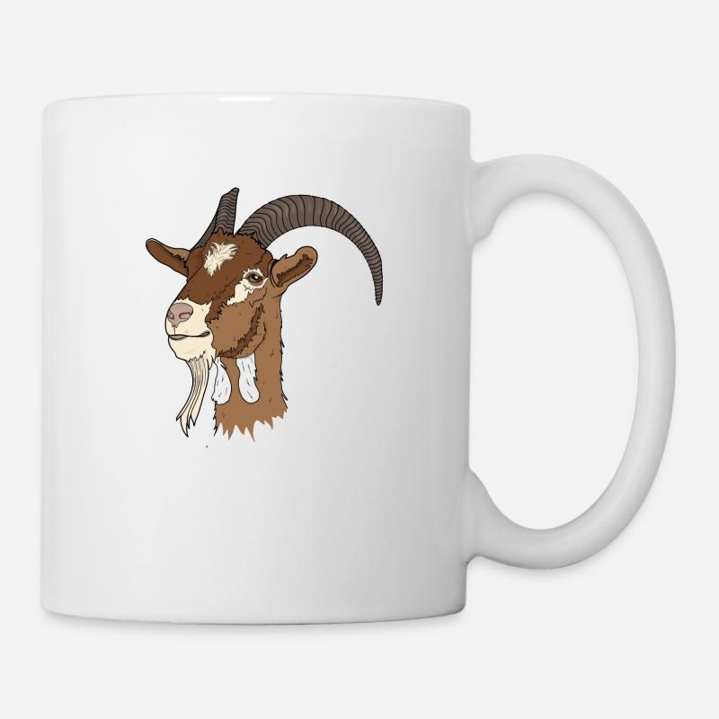 Capra - Tasse - Weiß