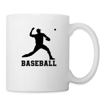 base-ball - Mug blanc - blanc - Droite