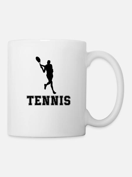 tennis - Tasse - Weiß