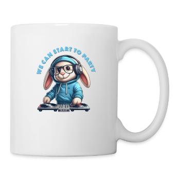 nous pouvons commencer à faire la fête - Mug blanc - blanc - Droite