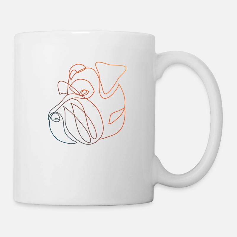 SCNAUZER LINIE - Tasse - Weiß