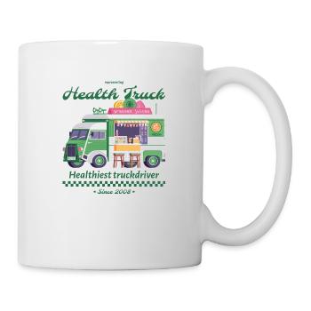 Gesunder Busfahrer - Tasse - Weiß - Rechts
