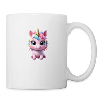 Bébé Licorne Super Mignon Licorne - Mug blanc - blanc - Droite
