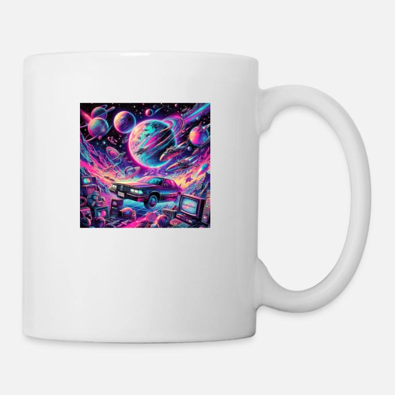 90s Psy - Tasse - Weiß