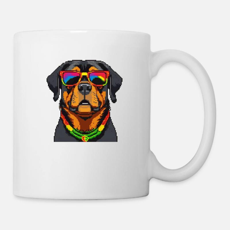 Rastafari Dog - Mug - white