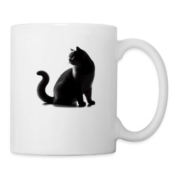 BKH Silhouette schwarz - Tasse - Weiß - Rechts