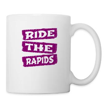 Cool Funny Quote Rafting Safety Extreme Adventures - Mug - white - Right