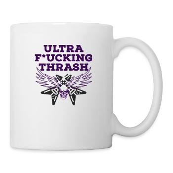 ultra fucking thrash metal - Tasse - Weiß - Rechts