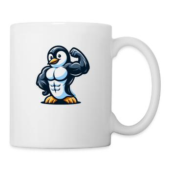 Muscular Penguin - Mug - white - Right