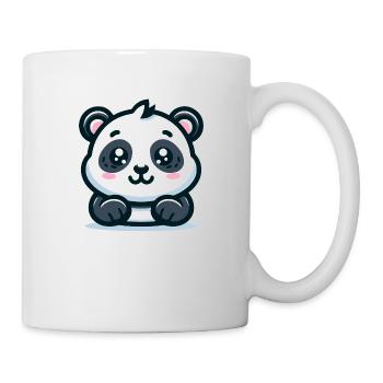 Panda Bear : Thème de dessin animé - Mug blanc - blanc - Droite