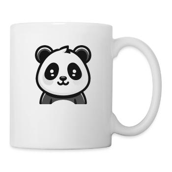 Panda Bear : Thème de dessin animé - Mug blanc - blanc - Droite