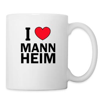 Mannheim Monnem Mannheimat - Tasse - Weiß - Rechts