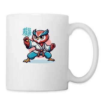 KUNG FU EULE 2 - Tasse - Weiß - Rechts