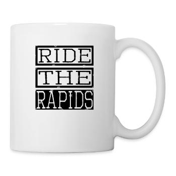 White-Water Rafting Rafting Safety - Mug - white - Right