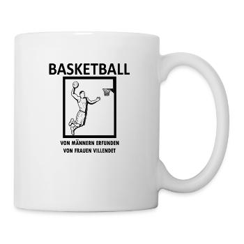 Basketball - Tasse - Weiß - Rechts