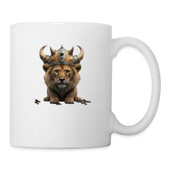 Amoureux du lion - Mug blanc - blanc - Droite