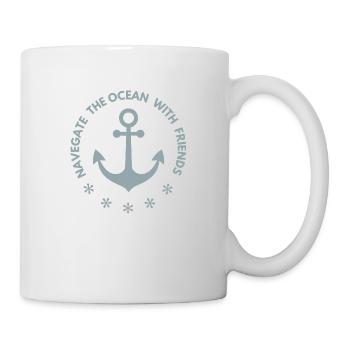 Anker - Tasse - Weiß - Rechts
