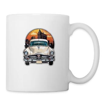 Vintage American and Sports Car - Mug - white - Right