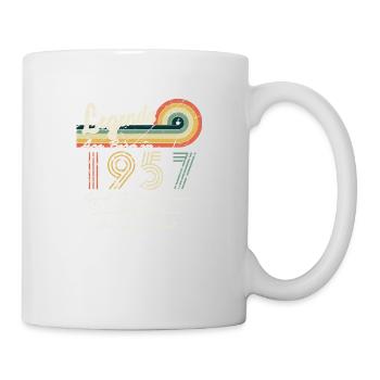 1957 Legends Are Born in 1957 | vintage!! - Mug - white - Right