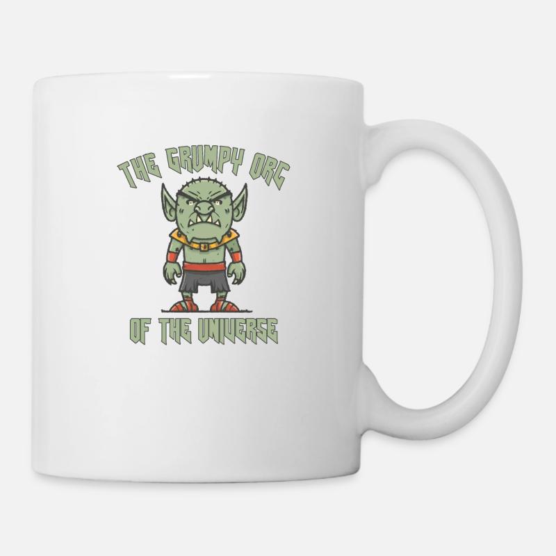 The Grumpy Orc of the Universe - Tasse - Weiß