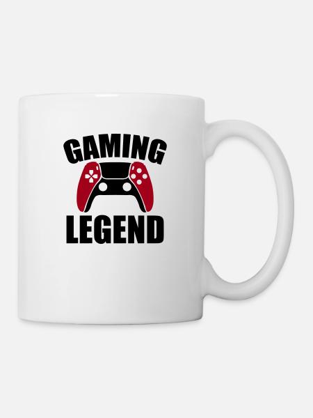 gaming legend - Tasse - Weiß