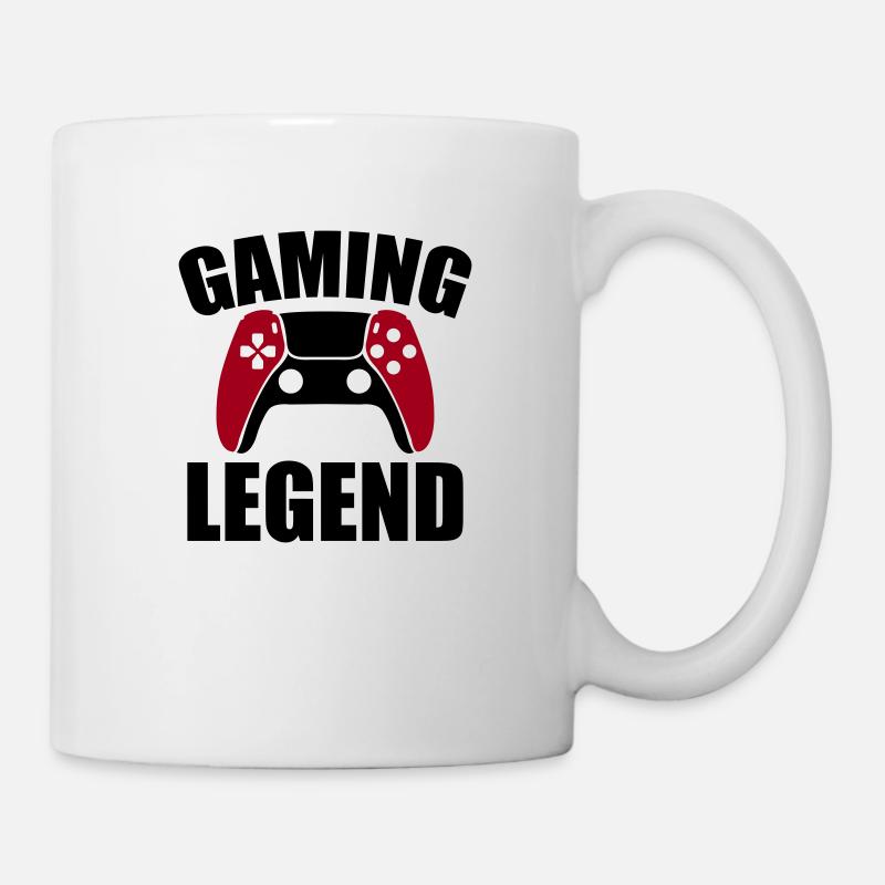 gaming legend - Tasse - Weiß