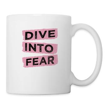 quote resilient courage extreme sports - Tasse - Weiß - Rechts