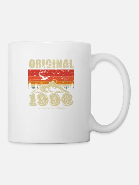 Original 1996 Vintage Vintage Birthday Retro - Mug - white