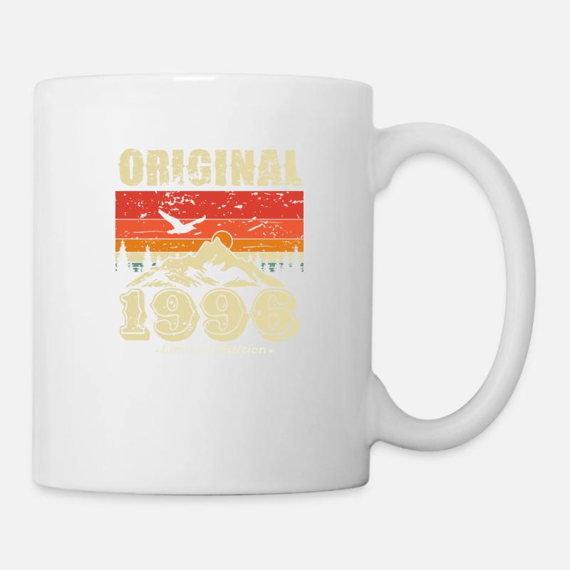 Original 1996 Vintage Vintage Birthday Retro - Mug - white