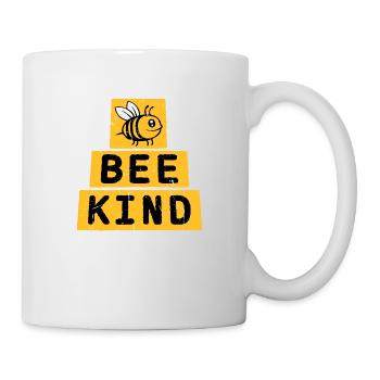 Be Kind Cute Honey Kindness Bee Love Inspirational - Mug - white - Right
