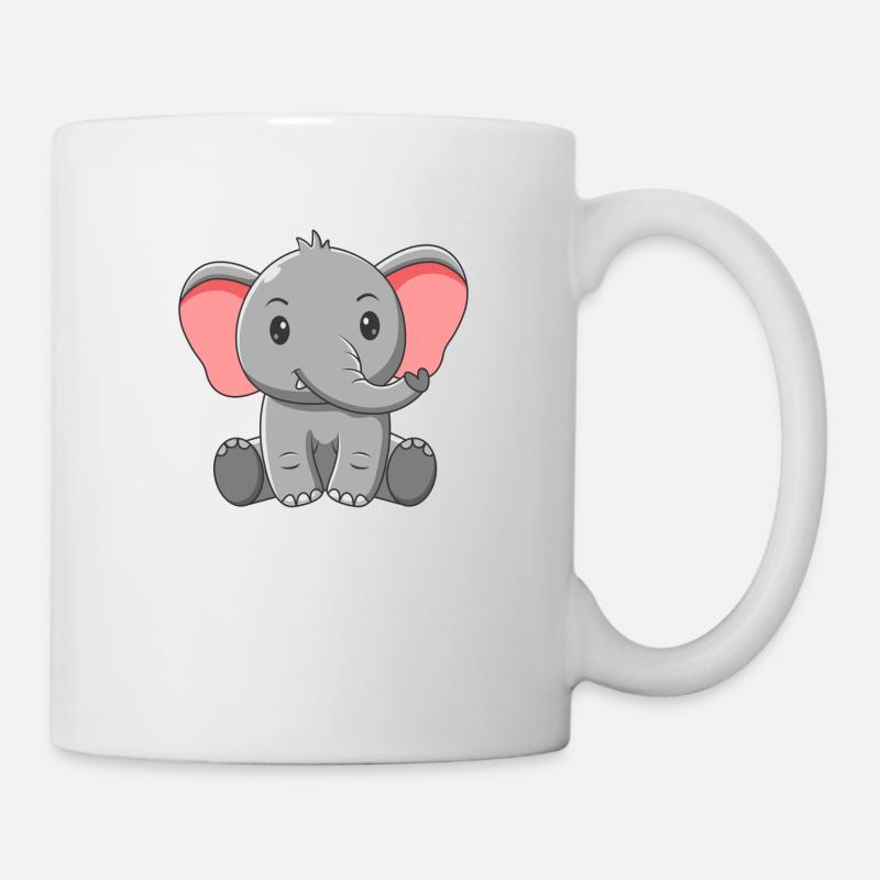 Elephant - Mug - white