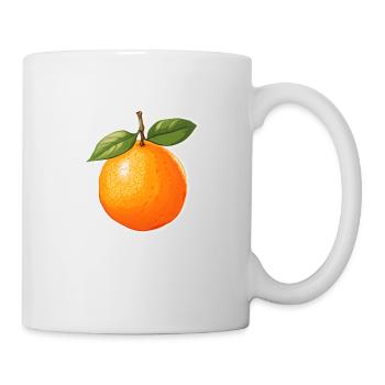 Orange ou orange - Mug blanc - blanc - Droite