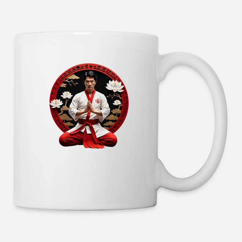 La paix intérieure avec le Kung Fu - Mug blanc - blanc