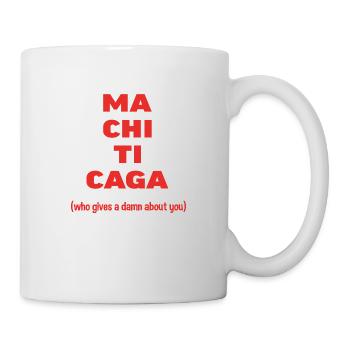 Aber wer Sie! Bastard-Phrase - Tasse - Weiß - Rechts