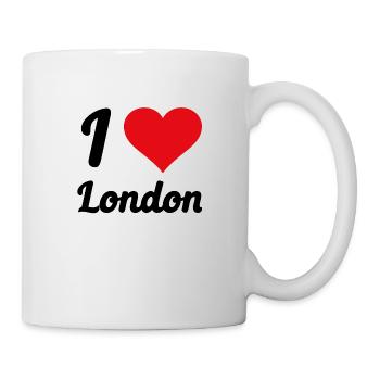 I Love London - Tasse - Weiß - Rechts