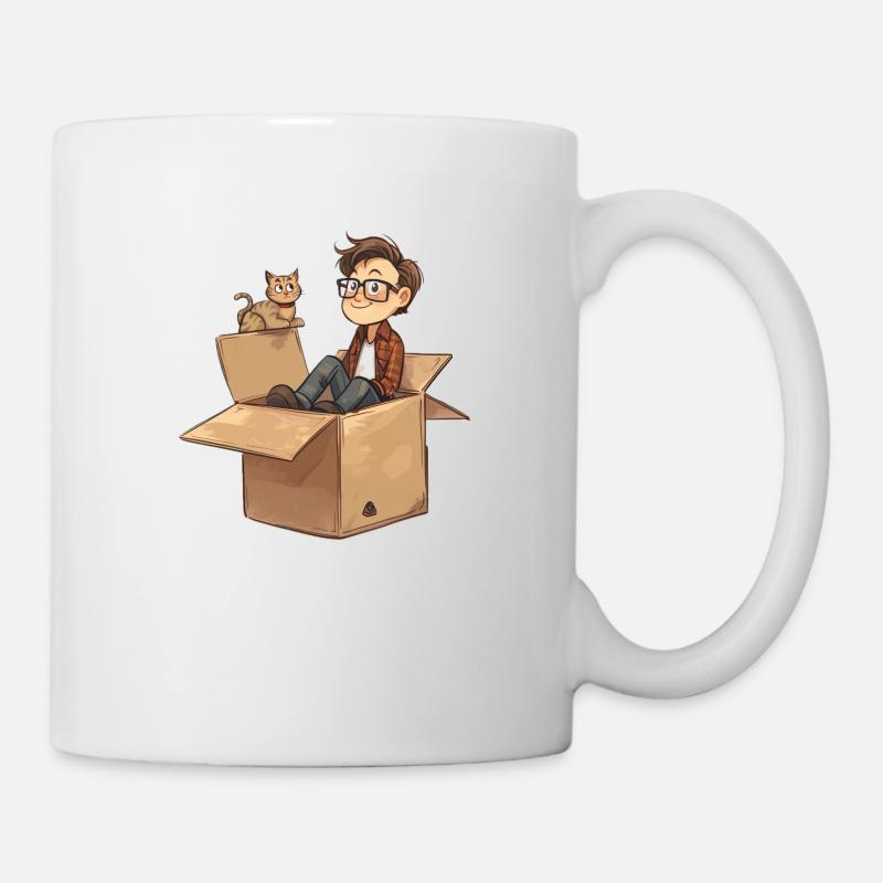 Lustiges Quantenphysik Meme - Tasse - Weiß