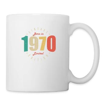 1970 Vintage Anniversaire Rétro Cadeau 1970 - Mug blanc - blanc - Droite